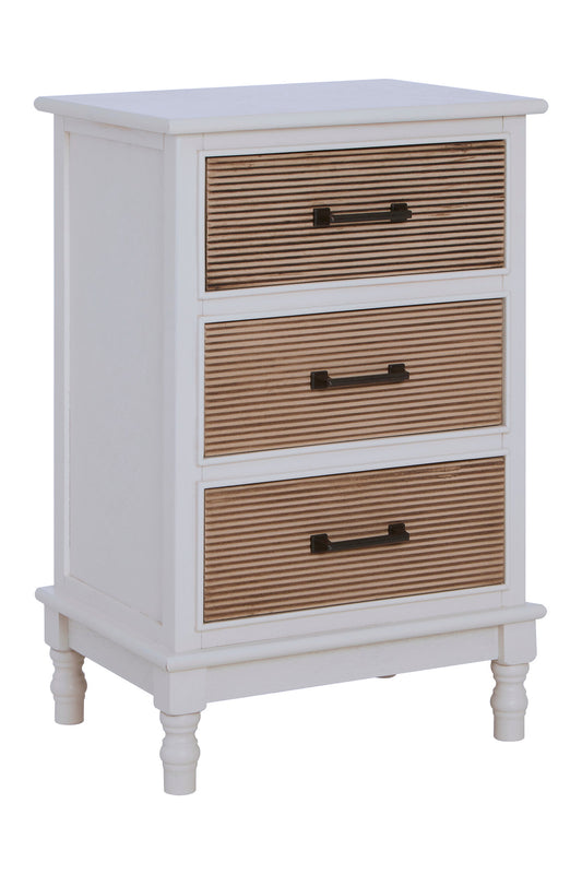 Cambridge White 3 Drawer Chest