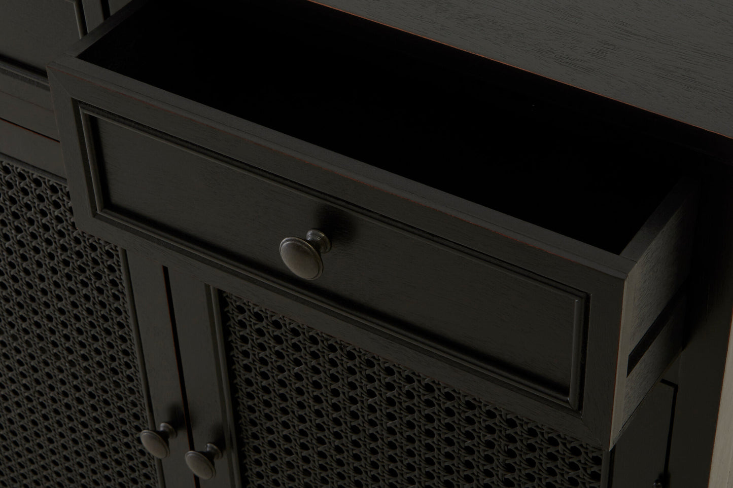 Cambridge Black Wooden Sideboard