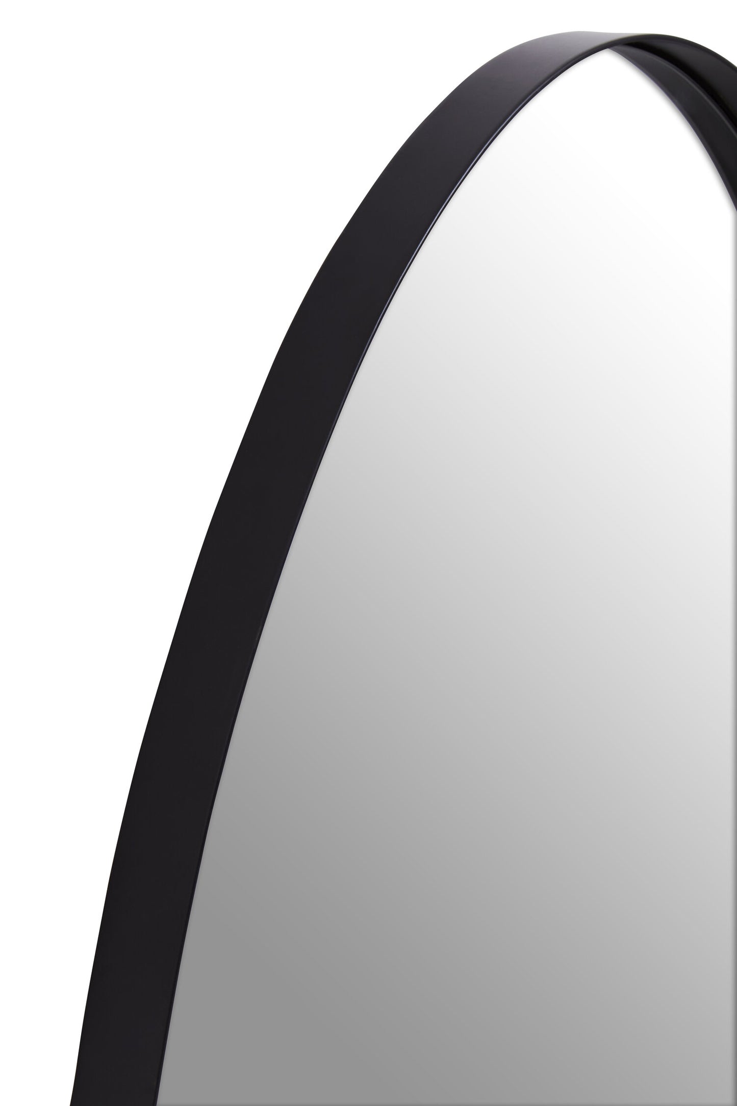 Felix Industrial Wall Mirror with Black Finish Frame