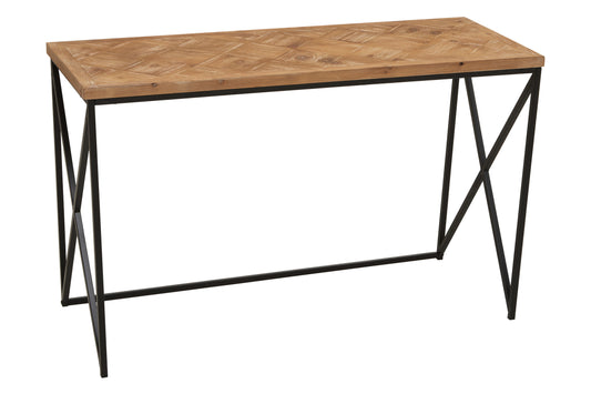 Alexander Parquet Fir Wood Console Table