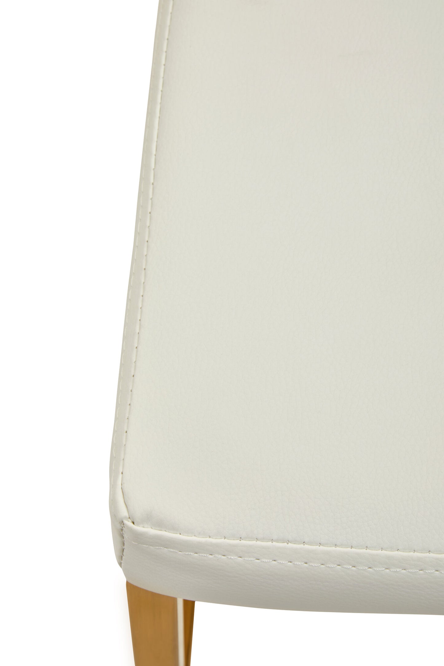 Grosvenor White And Gold Finish Bar Chair
