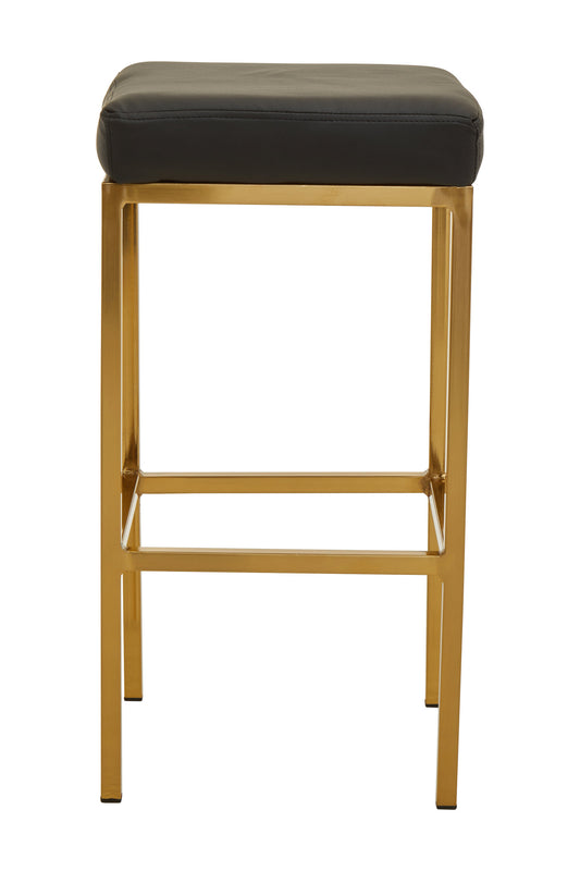 Grosvenor Black And Gold Finish Bar Stool