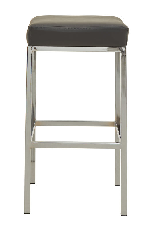 Grosvenor Dark Grey And Chrome Finish Bar Stool