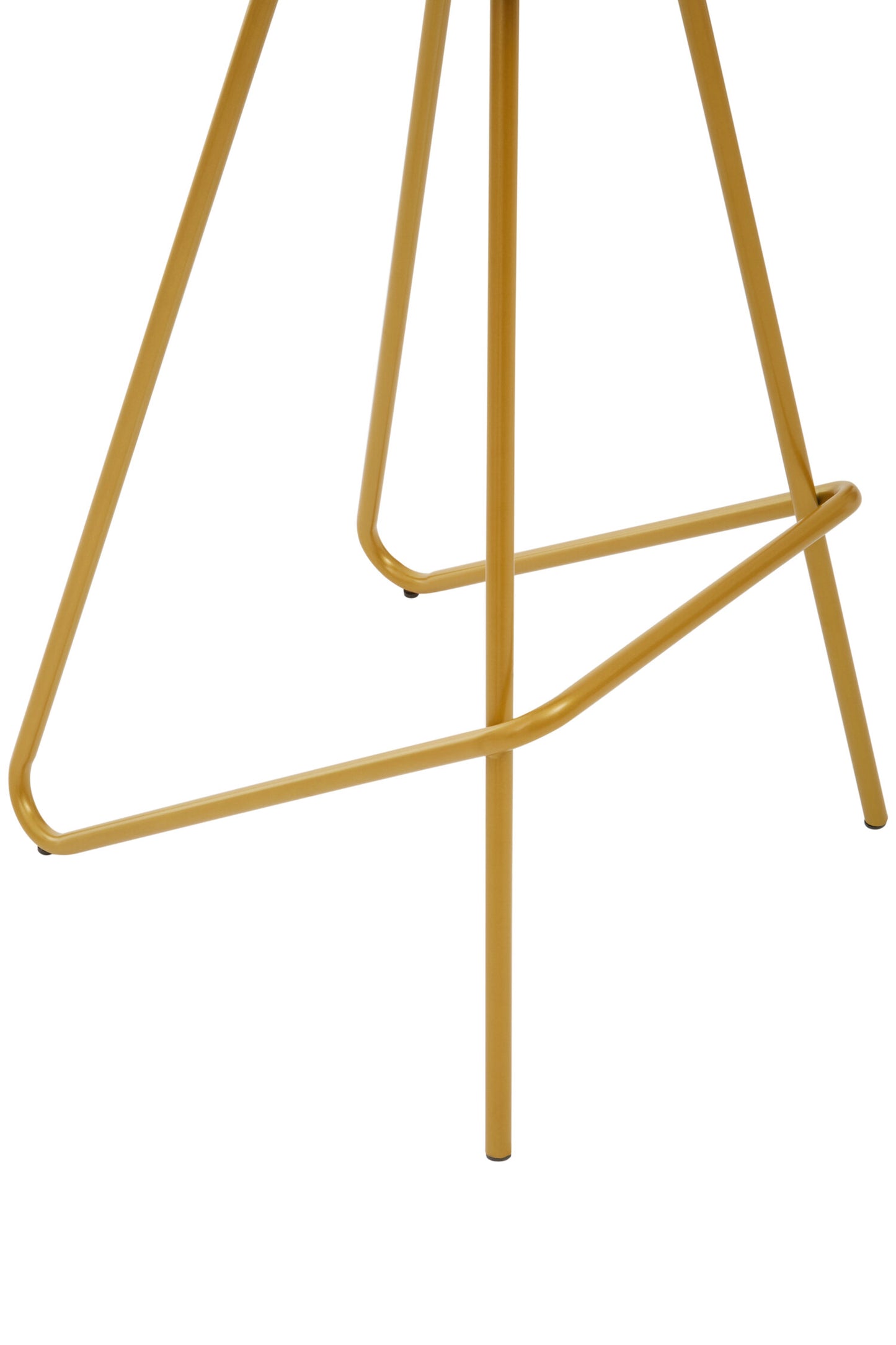Industrial Elm Wood Bar Stool With Metal Legs
