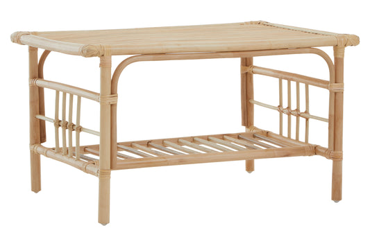 India Natural Rattan Rectangular Coffee Table