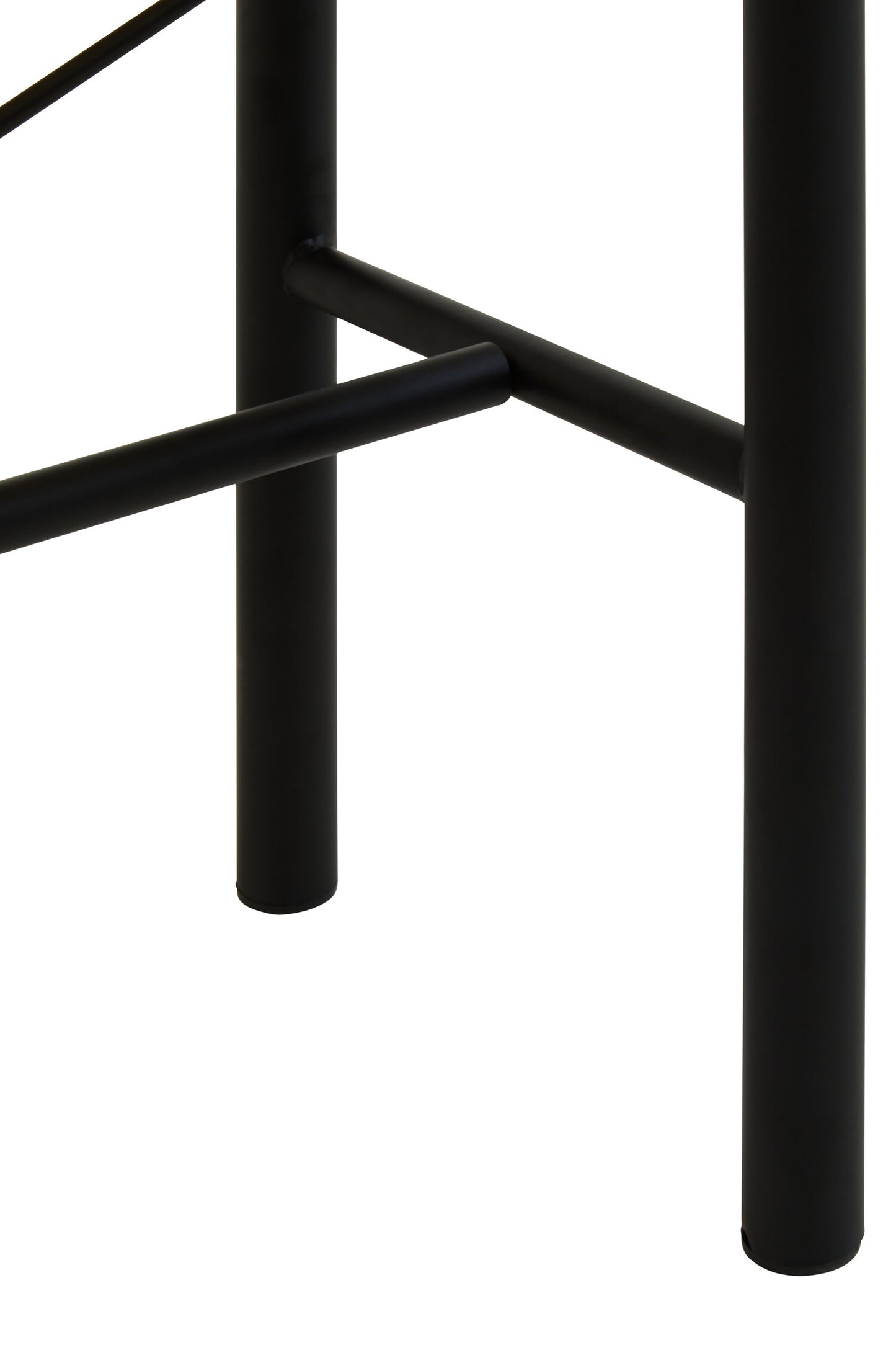 Indy Natural Rattan Industrial Metal Bench