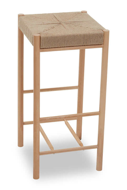 Bali Natural Rope Weave Bar Stool