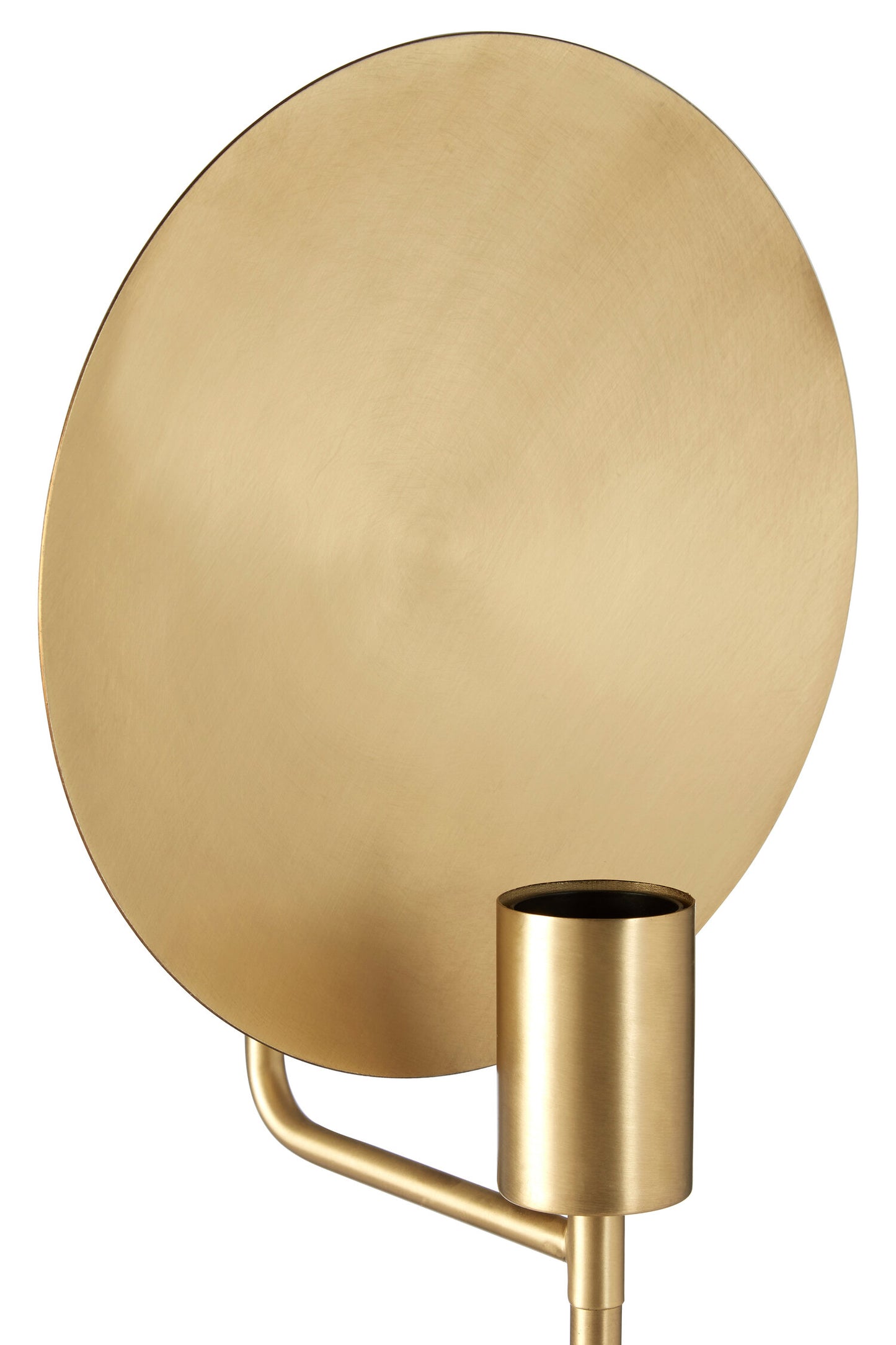 Marti White Marble Industrial Chic Table Lamp