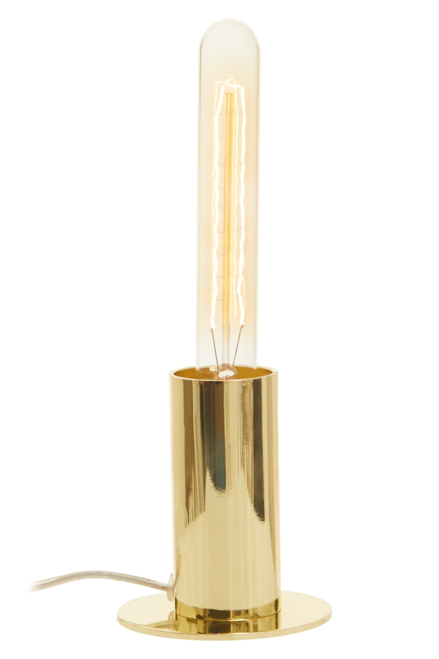 Stockholm Shiny Brass Modern Table Lamp
