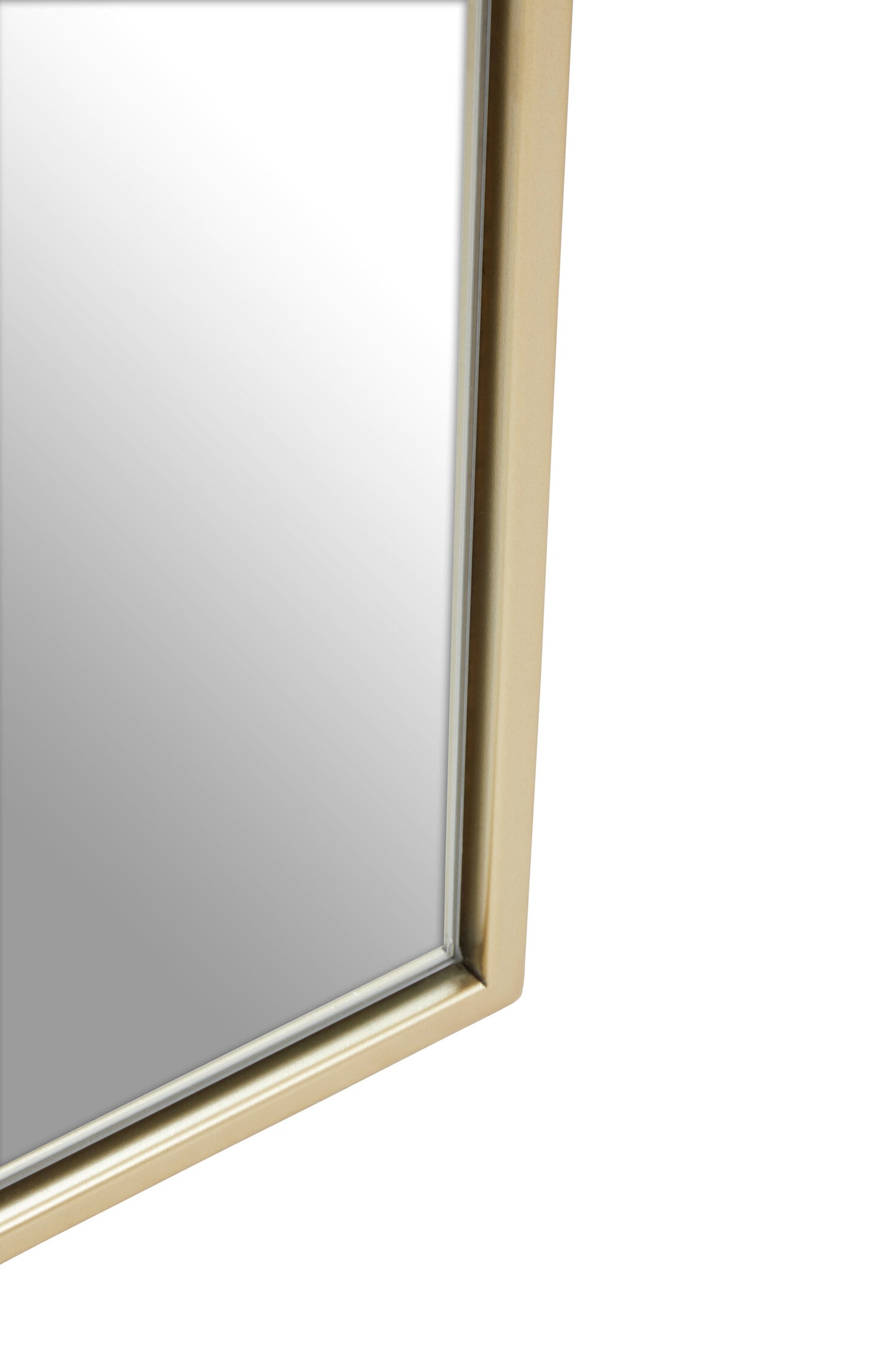 Aramis Luxe Gold Frame Large Arched Wall Mirror