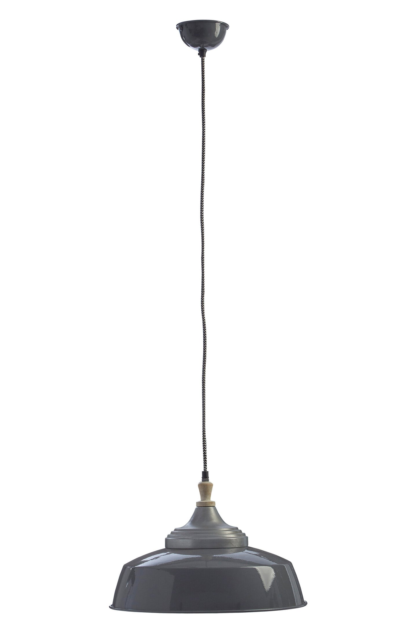 Oslo Grey Large Pendant Light Ceiling Light | Bali & Blue