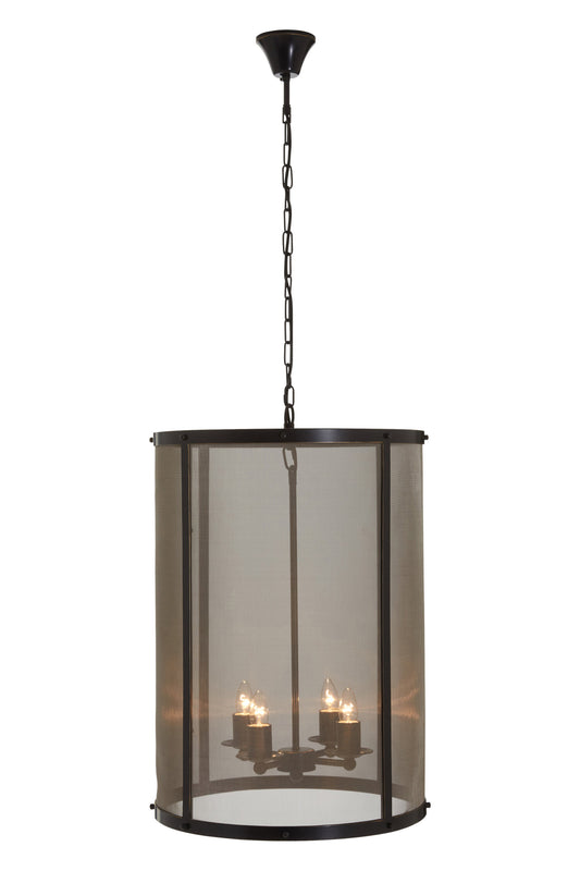 Hampstead Black Gold Large Industrial Pendant Light