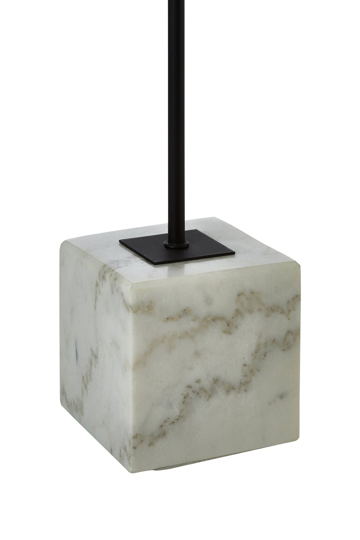 Belvedere White Marble Modern Table Lamp