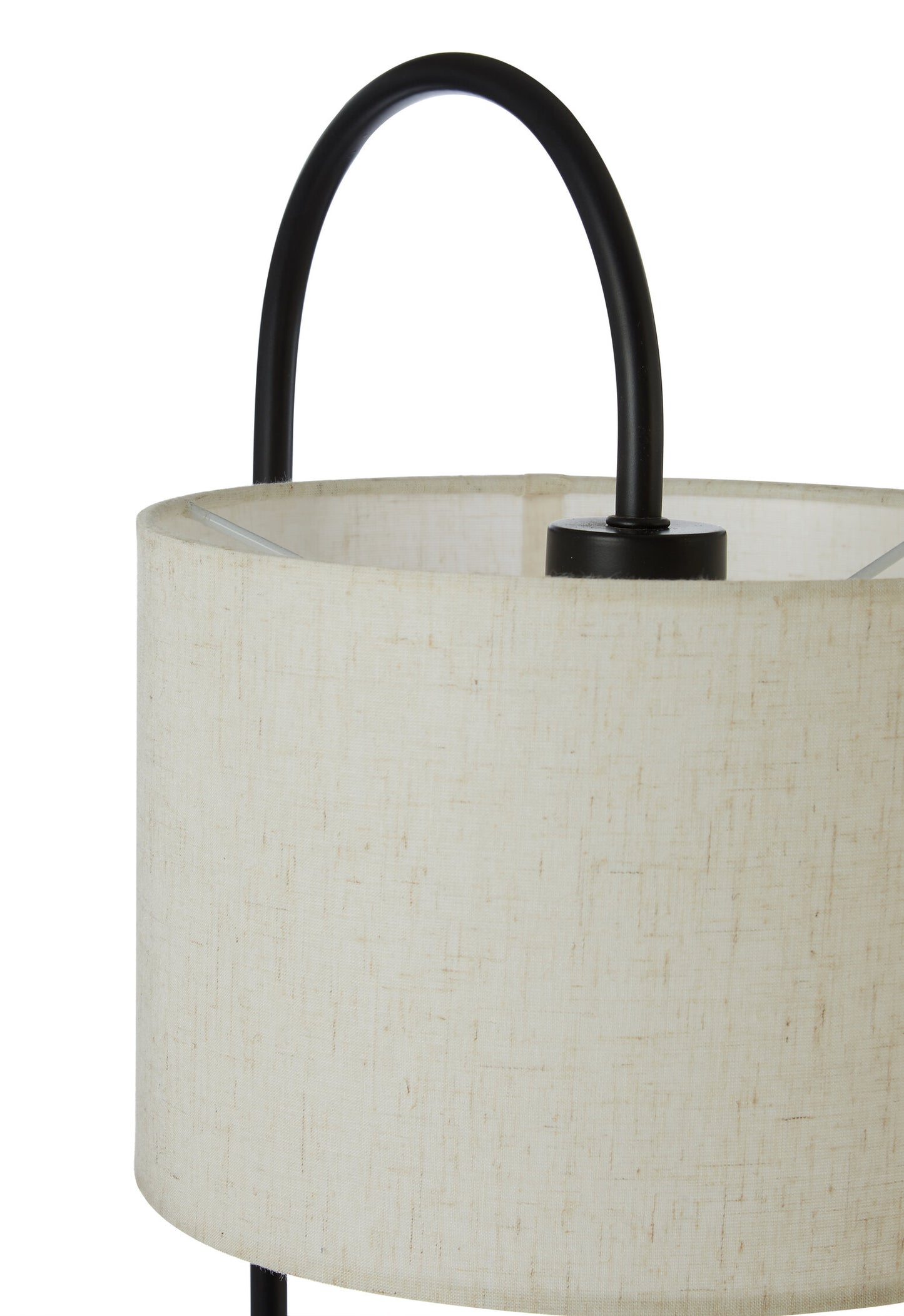 Belvedere Curved White Marble Modern Table Lamp