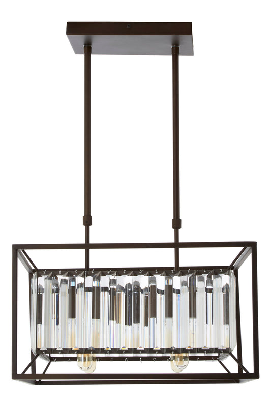 Malone 4 Bulb Dark Brown Ceiling Light