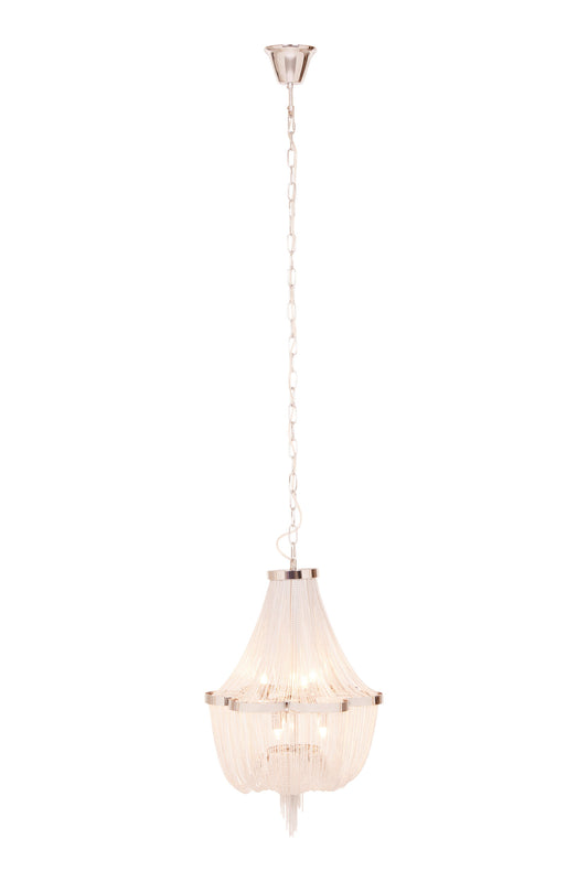 Helena 6 Light Chrome Chain Chandelier