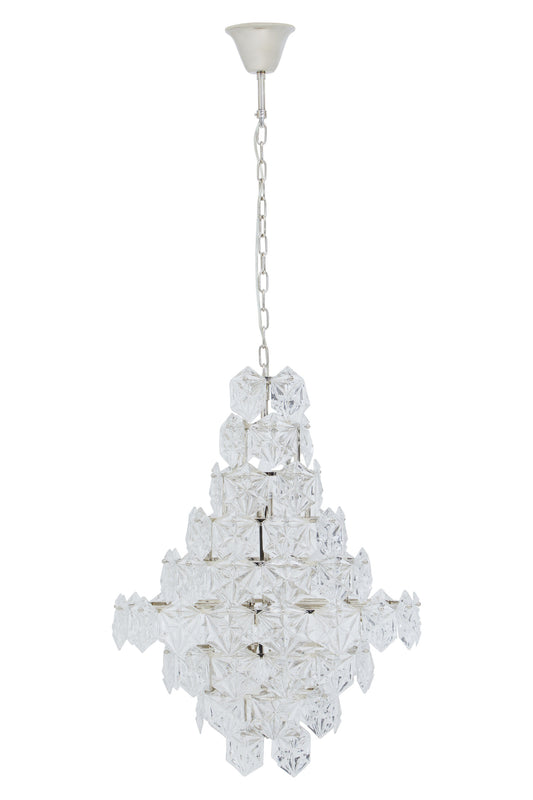 Helena Luxe Tiered Glass Chandelier