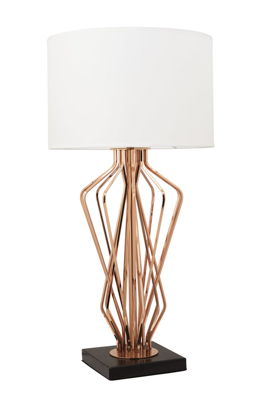 Donatella Townhouse White Shade Modern Table Lamp