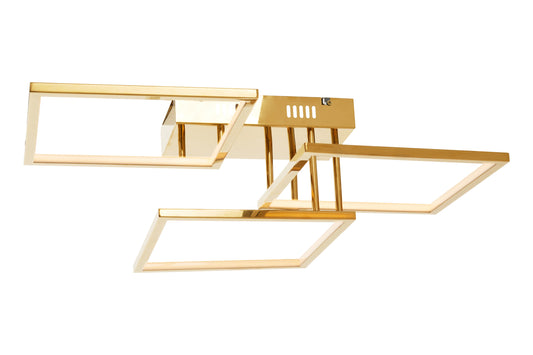 Hendrix Industrial Chic Three Square Ceiling Light