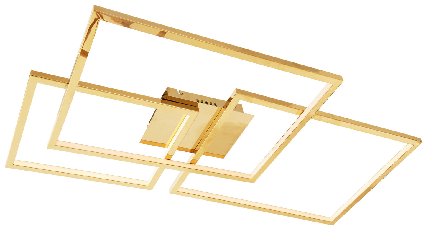 Hendrix Industrial Chic Four Square Ceiling Light