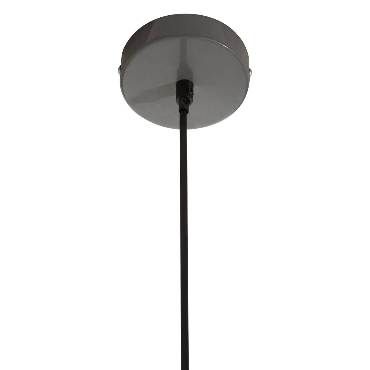 Industrial Grey Metal Pendant Light