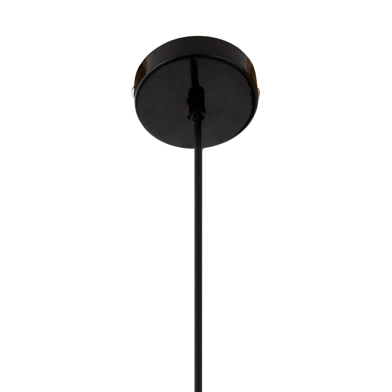 Industrial Black Metal Pendant Light