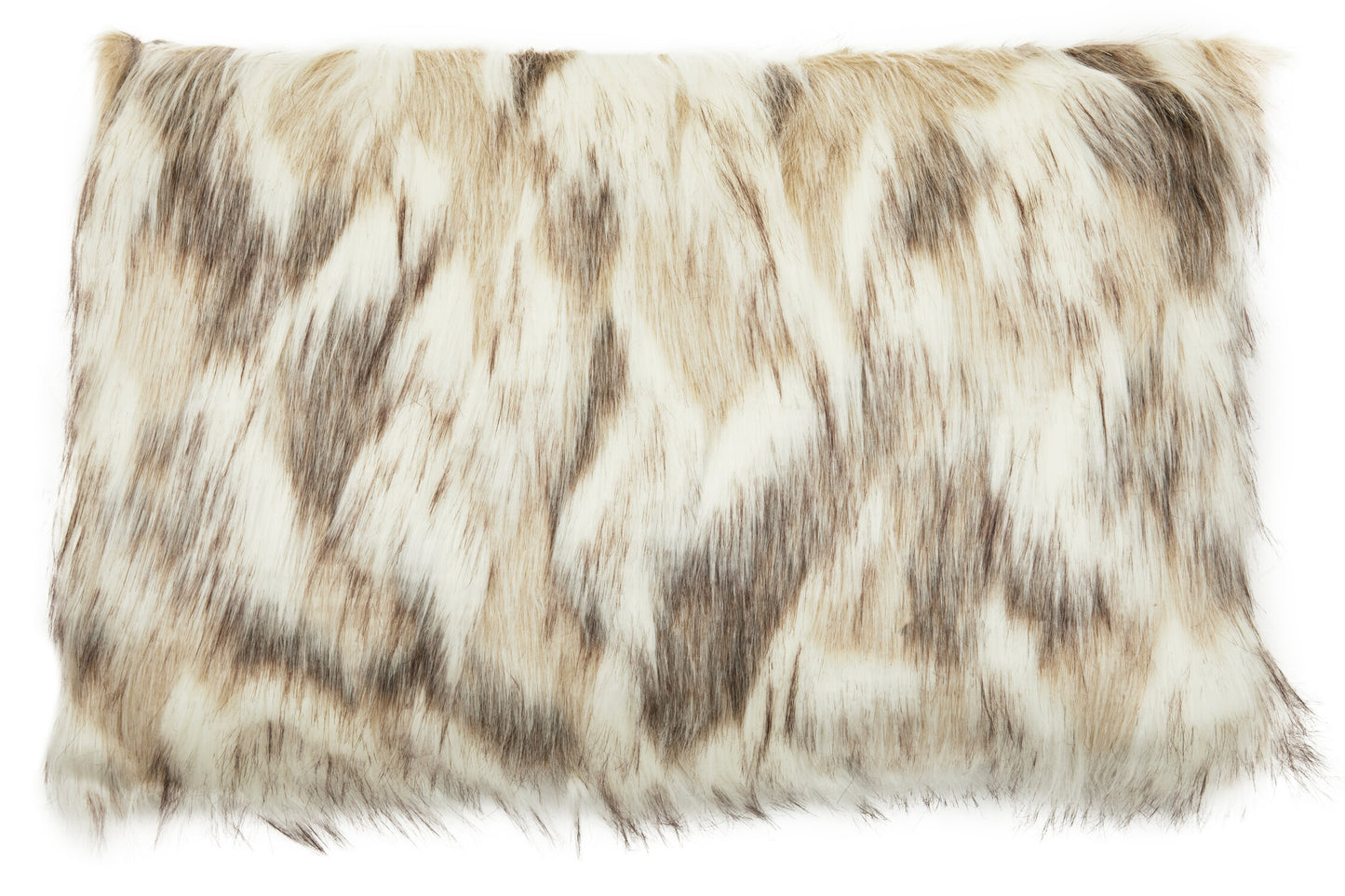 Nomad Lamina Natural Rectangular Fur Cushion