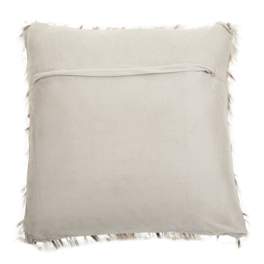 The Luxe Animal Print Faux Fur Square Cushion | Bali & Blue