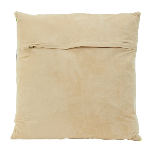 Africana Botanical Hair On Leather Cushion | Bali & Blue