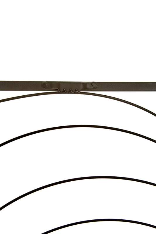 Aramis Small Black Metal Frame Leaf Design Wall Art