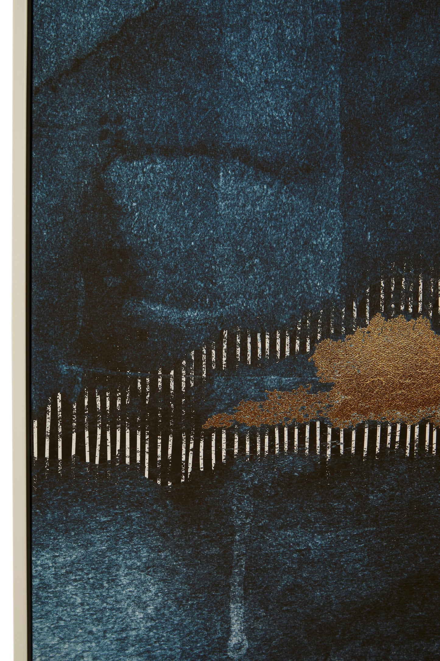 Galleria Blue Gold Abstract Wall Art