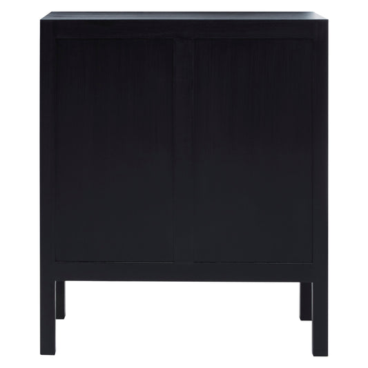 Corsica Black Rattan 2 Door Sideboard | Bali & Blue