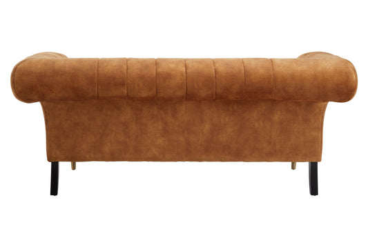 Harley Gold Velvet 2 Seat Chesterfield Sofa | Bali & Blue