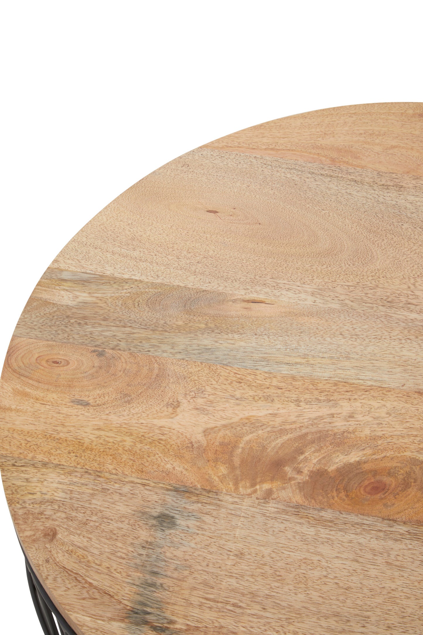 Marti Wooden Top Side Table