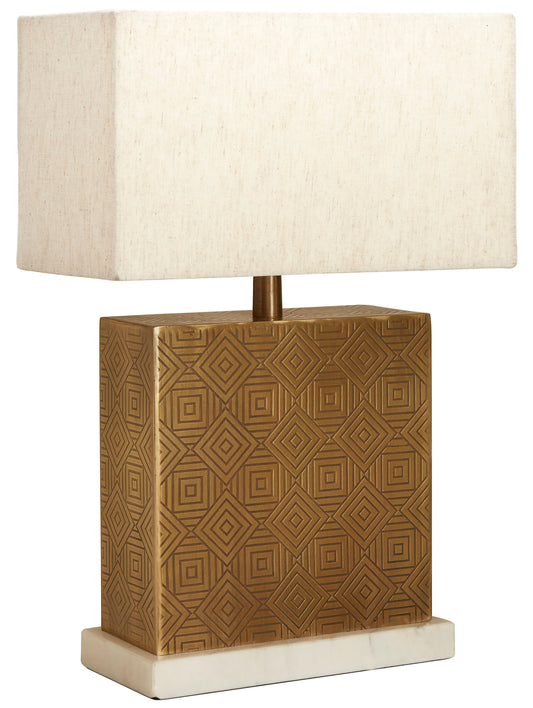 Mumbai Finish and Marble Base Table Lamp