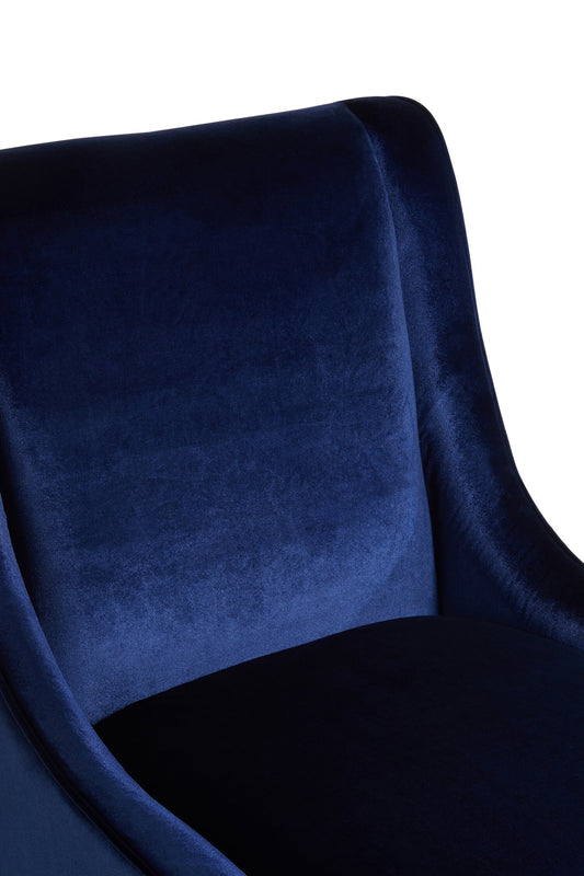 Prestonfield Luxe Blue Velvet Armchair