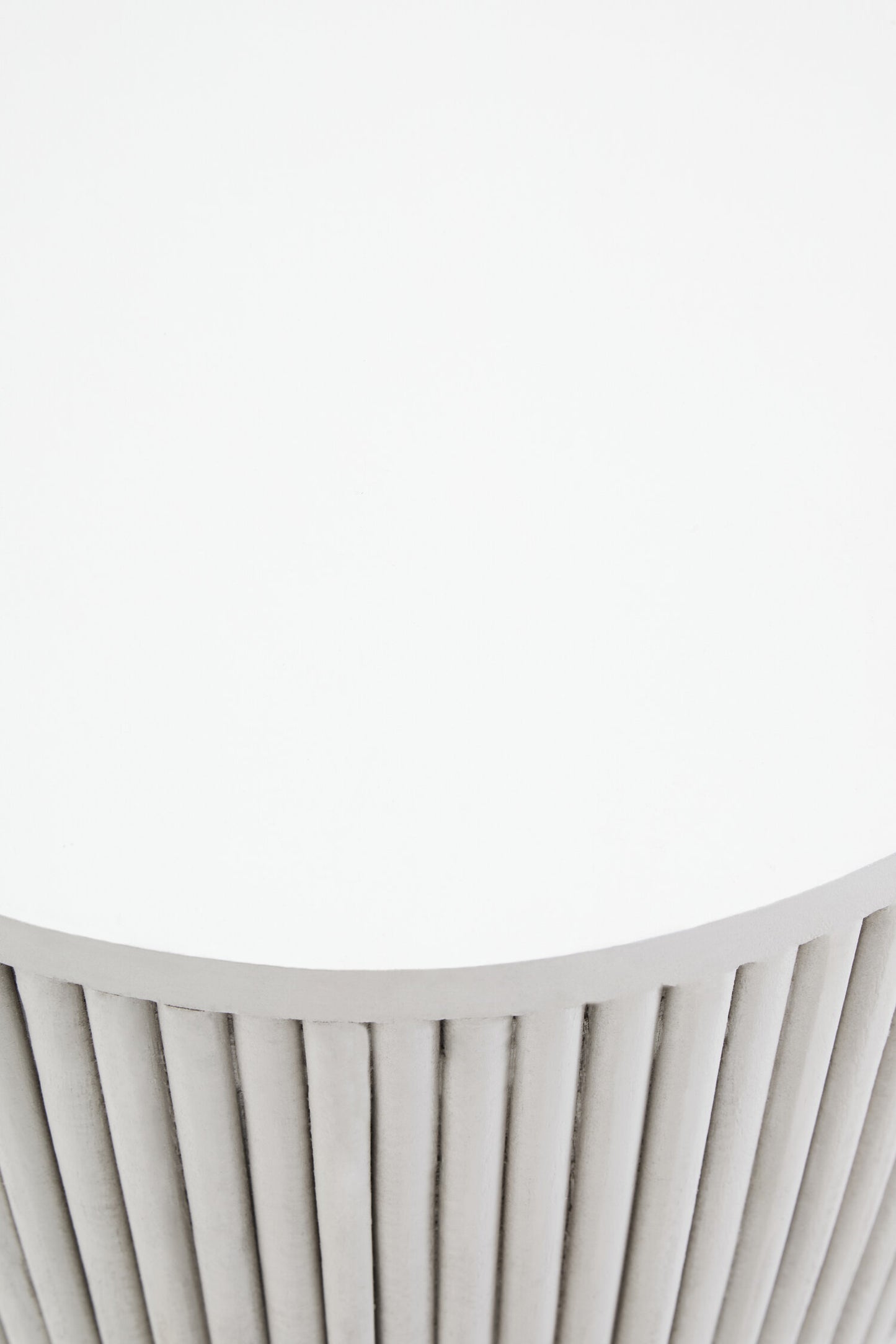 Tula Whitewash Mango Wood Ridge Side Table