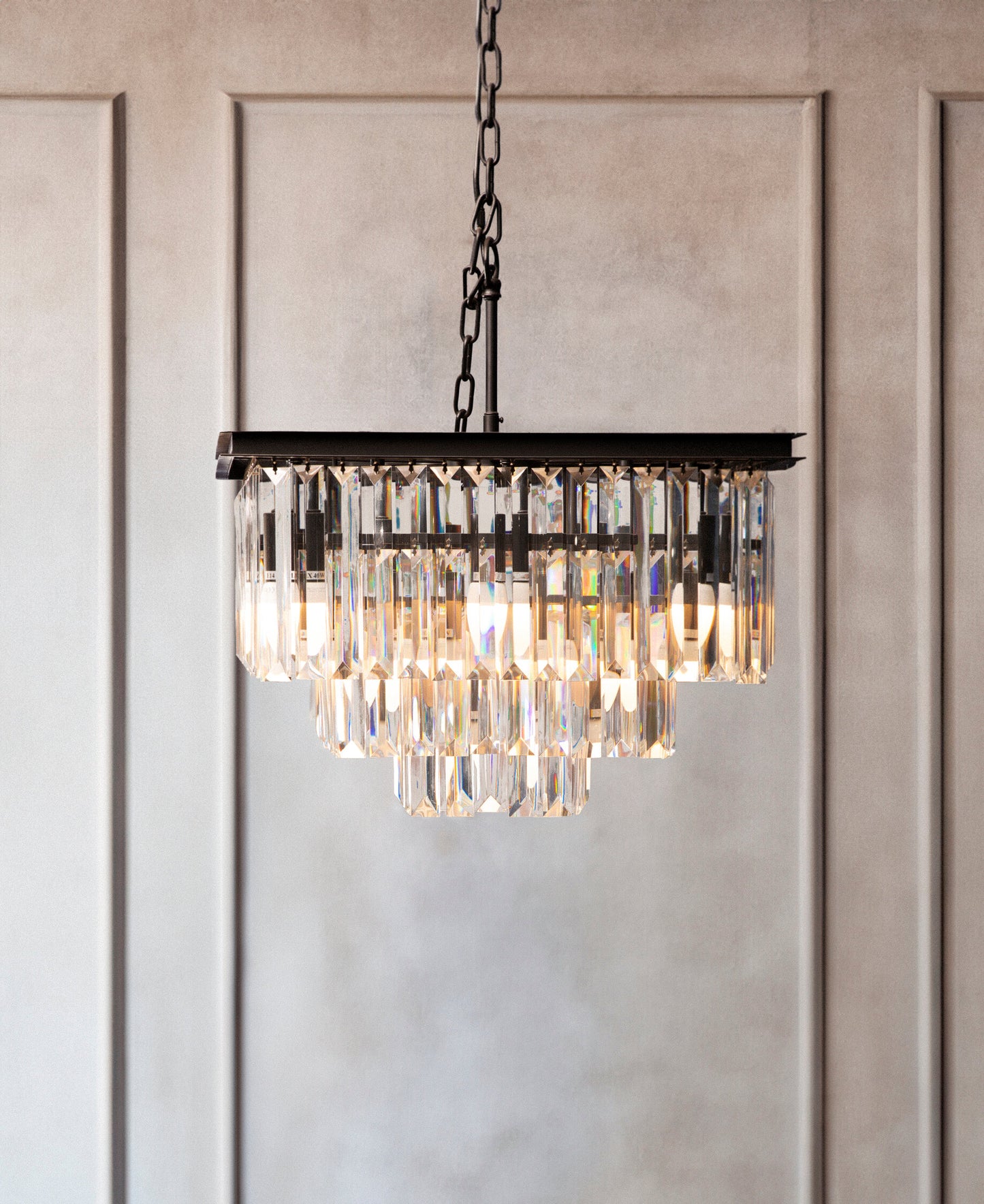 Donatella Multi Crystal Townhouse Pendant Light