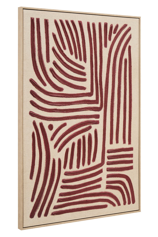 Galleria Linear Textured Abstract Wall Art