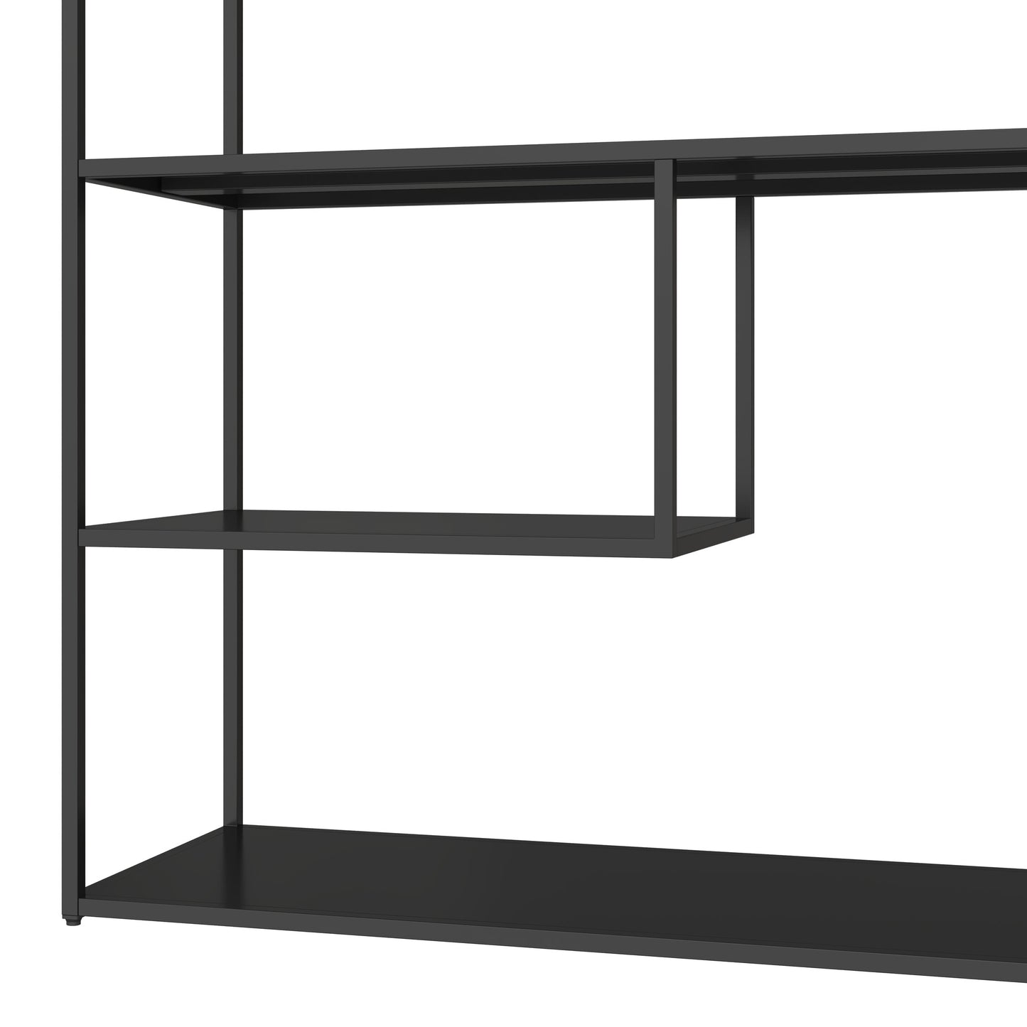Rydal Black Metal Multi-Tier Bookcase