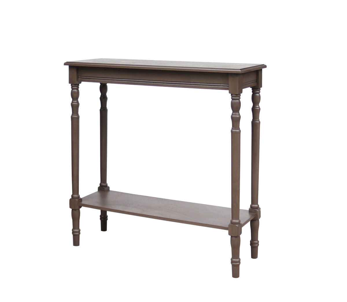 Cambridge Dark Brown Rectangular Wooden Console Table