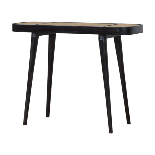 Bahama Rattan Console Table - Black