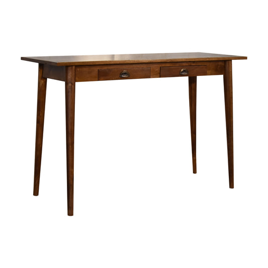 2 Drawer Writing Desk - Chestnut