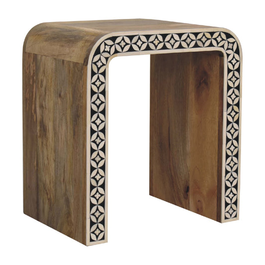 Gatsby Bone Inlay End Table