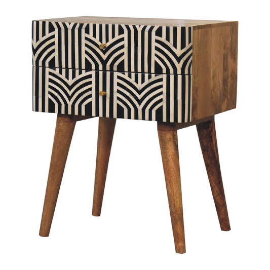 Gatsby Bone Inlay Bedside