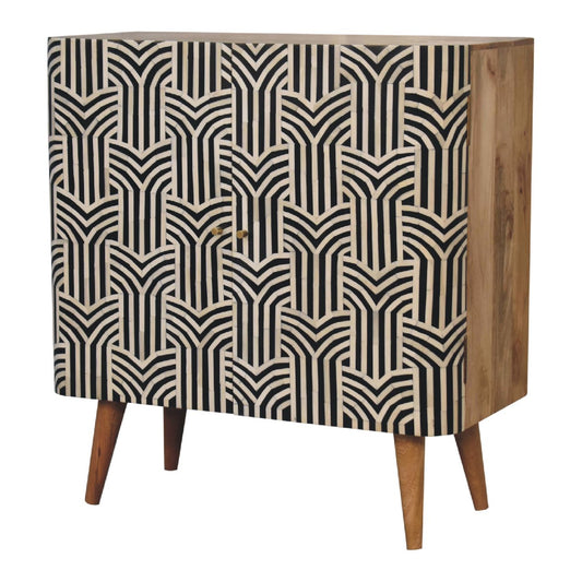 Gatsby Bone Inlay Cabinet