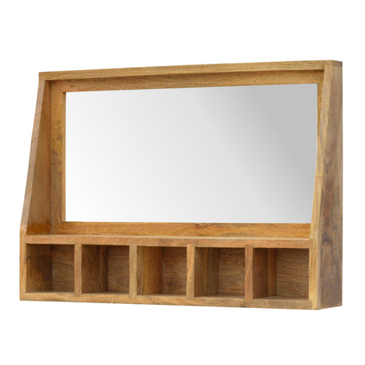 5 Slot Floating Unit with Wall Mirror