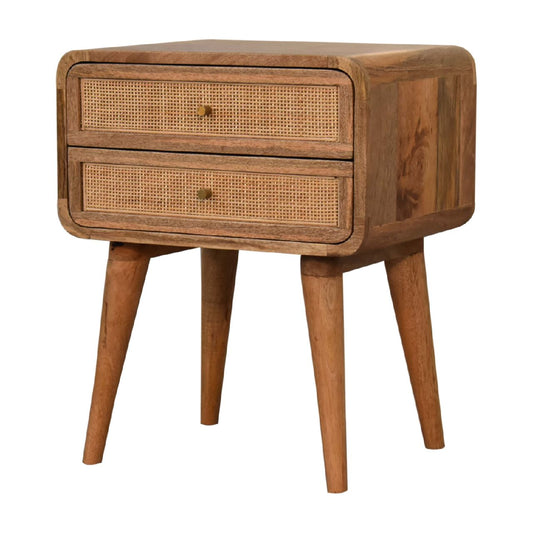 Haiti Rattan 2 Drawer Bedside