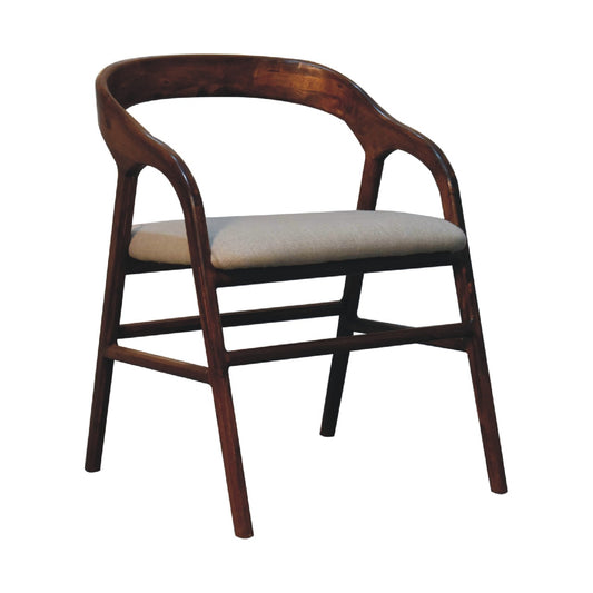 Art Deco Armchair - Chestnut