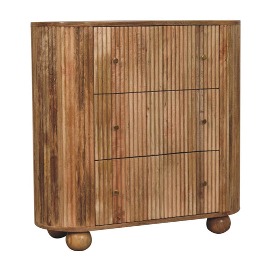 Antigua Wooden 3 Drawer Chest